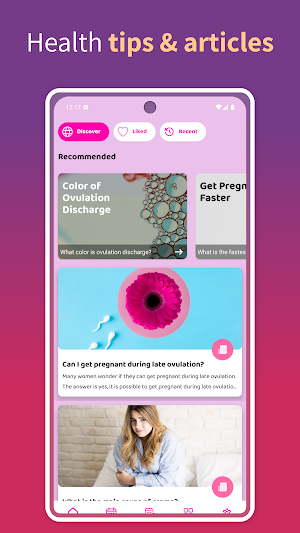 Period Tracker: Ovulation days Screenshot 3