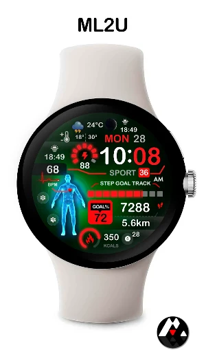 ML2U 245 Watch Face Screenshot 3
