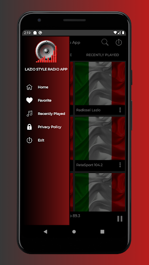 Lazio Style Radio App 89.3 Screenshot 2