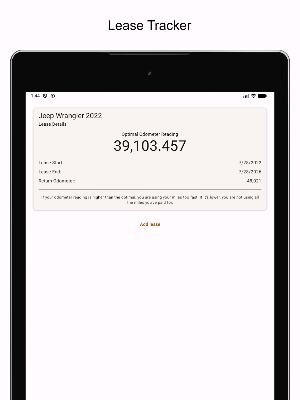 Lease Tracker Screenshot 2