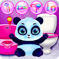Cute Panda Caring and Dressup