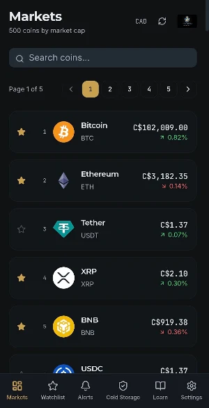 FinTech Dynasty:Crypto Tracker Screenshot 0