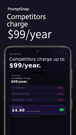 PromptSnap | Teleprompter Screenshot 0