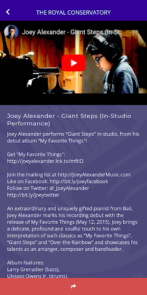Royal Conservatory Concerts Screenshot 1