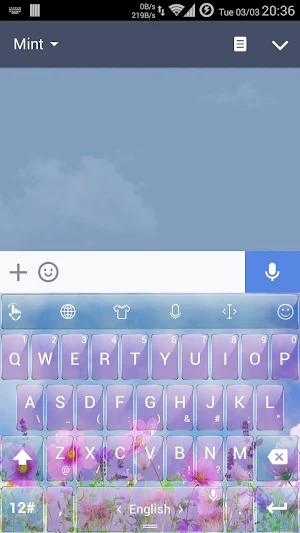 Keyboard Theme G Spring Flower Screenshot 0