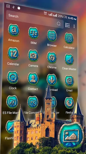 Giant Turtle Fantasy Launcher Theme Screenshot 1