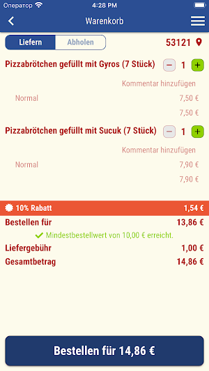 Big Boy Pizza Bonn Screenshot 1