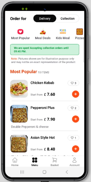 Square Pizza Bredbury Screenshot 1