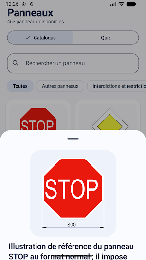 Panneaux routiers français Screenshot 1