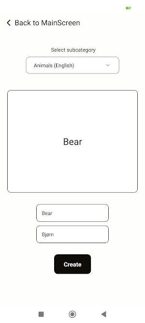 YOF - Your Own Flashcards Screenshot 2