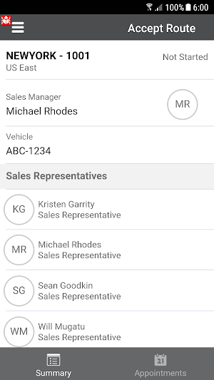 Oracle Retail Execution Mobile Screenshot 2
