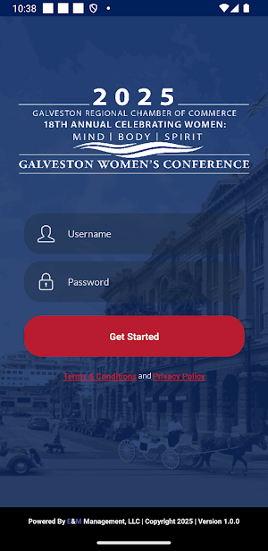 Galveston Women’s Conference Screenshot 2