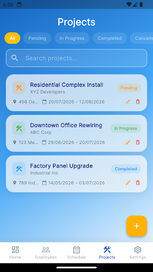 Electrician Team Flow Screenshot 3