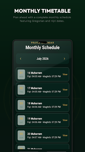 Namaz Prayer Time App Screenshot 2
