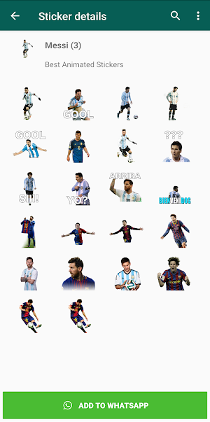 Messi Stickers Screenshot 2
