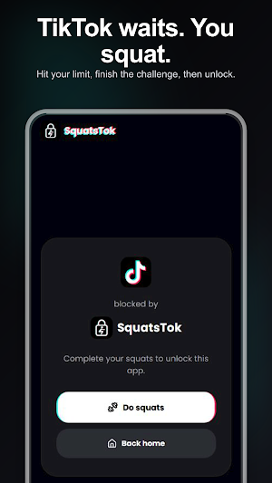 SquatsTok: Squats Block Timer Screenshot 0