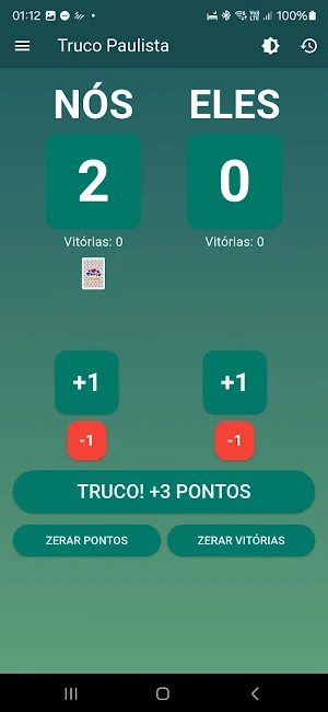 Marcador de Truco Brasil Screenshot 1