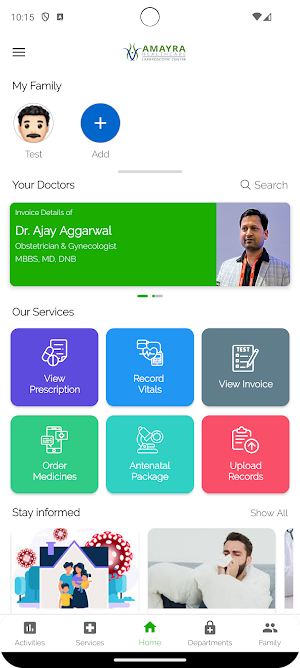 Amayra Healthcare Screenshot 0