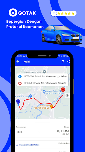 GoTak - Transportasi & Makanan Screenshot 2