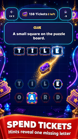 Word Wisp Lantern: Puzzle Screenshot 2
