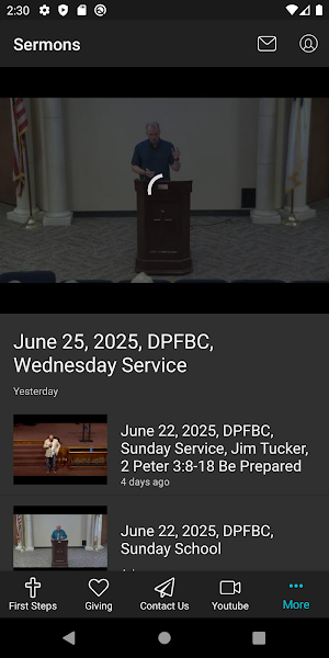 Deer Park First Baptist Church Screenshot 2