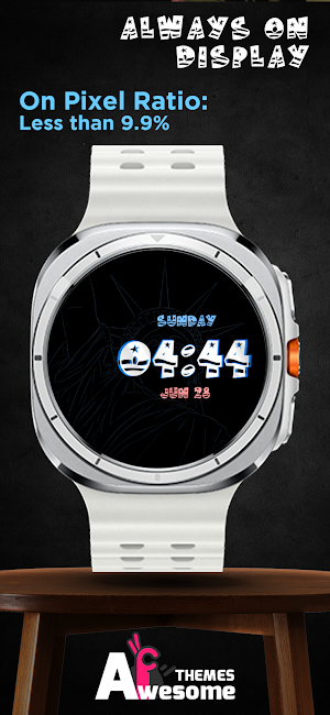 Valor - Digital USA Watch Face Screenshot 1