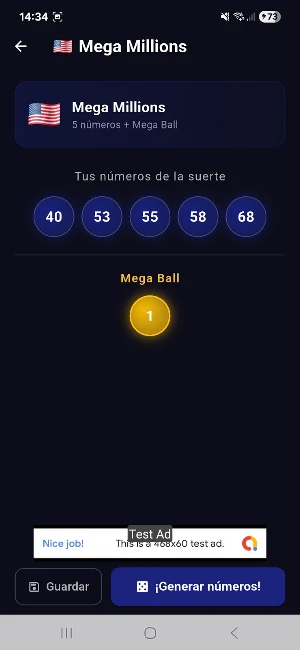 Lucky Numbers Screenshot 3