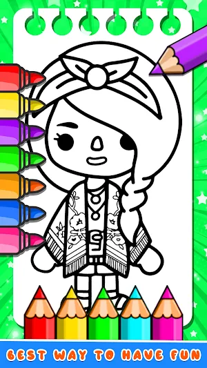 Toca Boca Coloring Book Life Screenshot 0