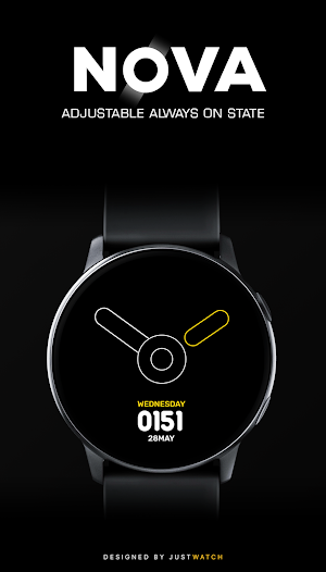 Nova : Minimal Watch Face Screenshot 3