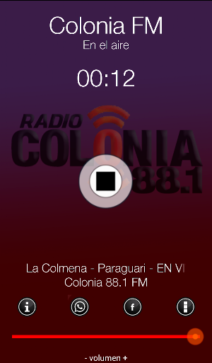 Colonia FM 88.1 - La Colmena Screenshot 0