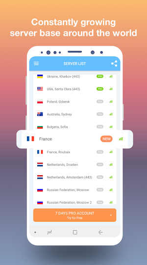 VPN Australia - get free Australian IP Screenshot 3