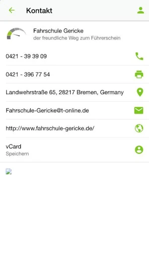 Fahrschule Gericke Screenshot 1