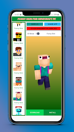Funny Skin for Minecraft PE Screenshot 3