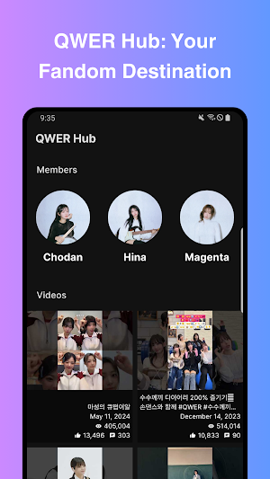 QWER Hub (K-POP Fandom) Screenshot 0