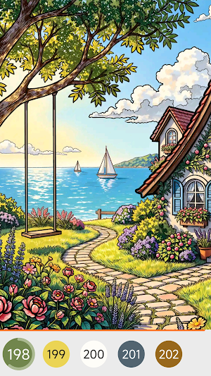HueNook: Happy Coloring Screenshot 1