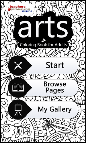 arts Coloring Book for Adults Screenshot 0
