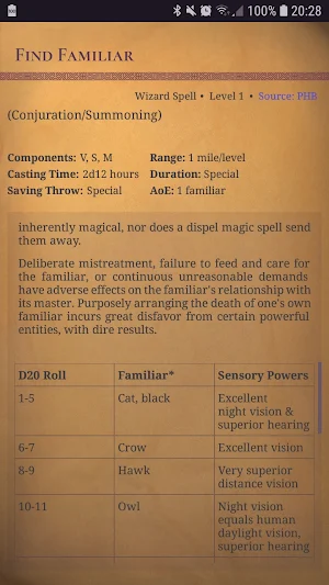 AD&D 2nd. Ed. Spellbook Screenshot 0