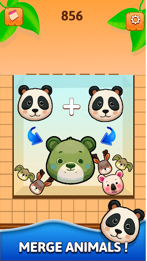 Animal Merge - Drop & Evolve Screenshot 2