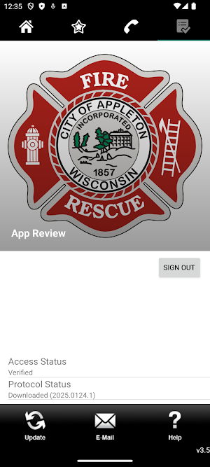 Appleton Fire Department Screenshot 2
