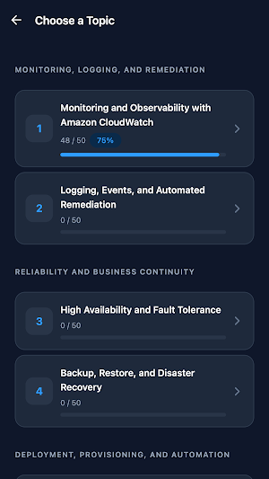AWS SOA-C02 Exam Prep Screenshot 1