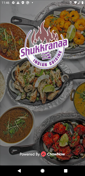 Shukkranaa Indian Cuisine Screenshot 0