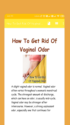 How To Get Rid Of Vaginal Odor Screenshot 0