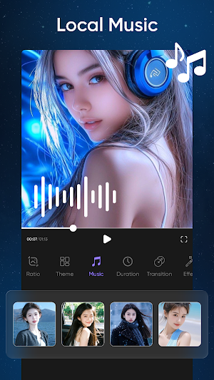 AI Video Maker: Photo & Editor Screenshot 1