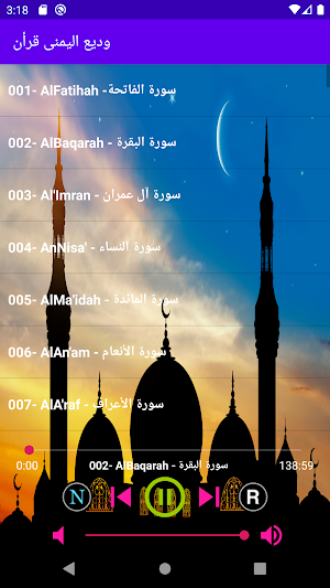 وديع اليمنى قرأن كريم كاملاً بصوت ممتاز بدون نت Screenshot 0