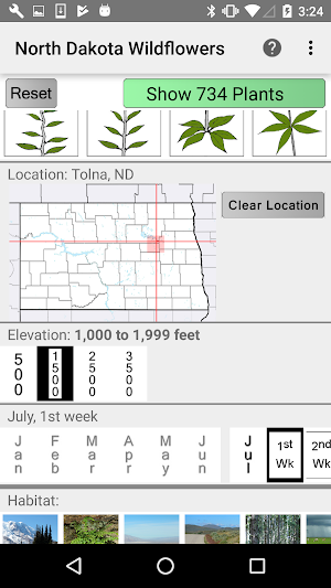 North Dakota Wildflowers Screenshot 1