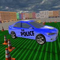 Police car parking 3d game