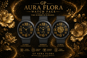 GP Aura Flora: Watch Face Screenshot 0