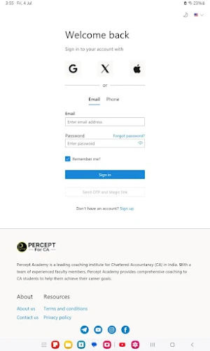 Percept For CA Screenshot 0