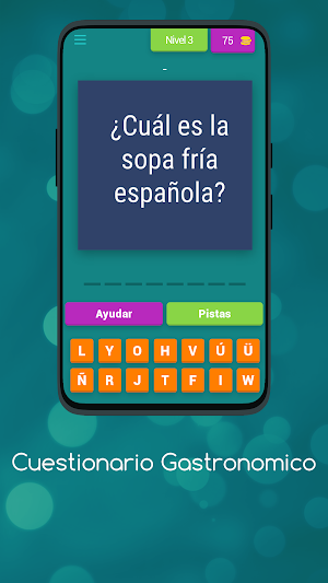 Cuestionario Gastronomico Screenshot 3