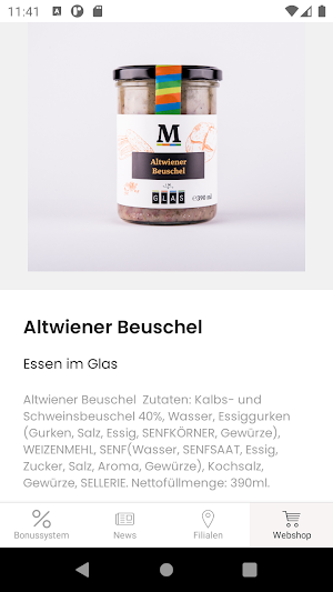 Fleischerei Mosshammer Screenshot 3